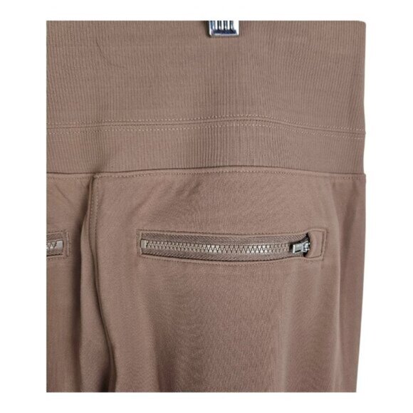 Athleta Venice Colorblock Wide Leg Pants Rustic Beige White Size Small - Picture 6 of 11